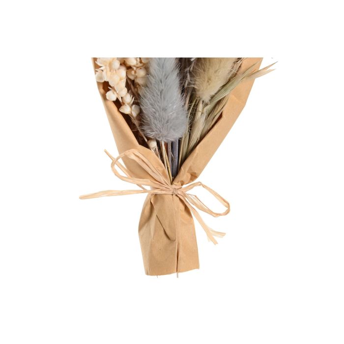 DKD Home Decor Ramo Beige Blanco Flor Seca 5 x 18 x 10 cm (6 Unidades) 2
