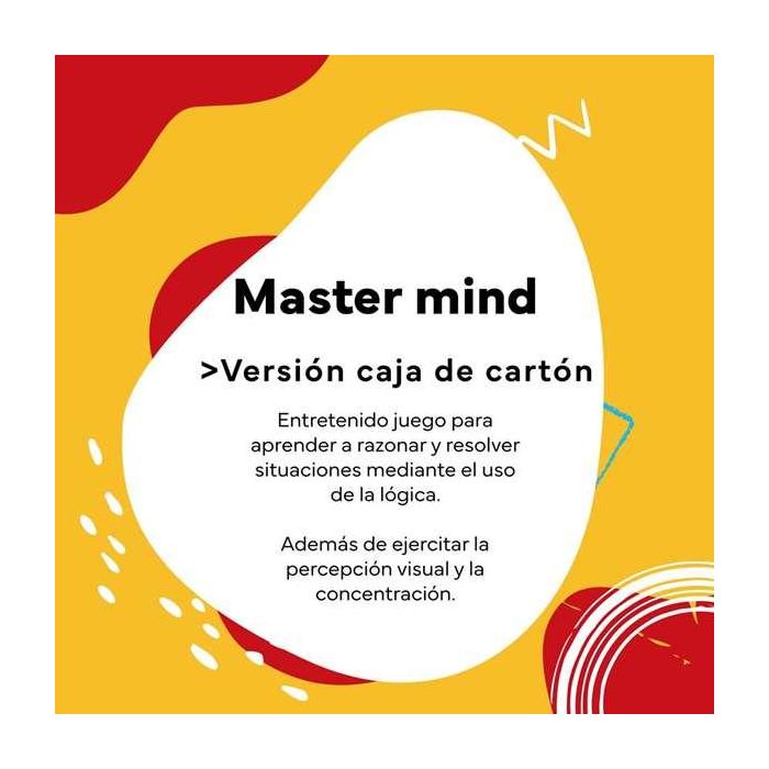 Cayro Juego Master Mind Colores 37x17x3,5 cm Plástico 7