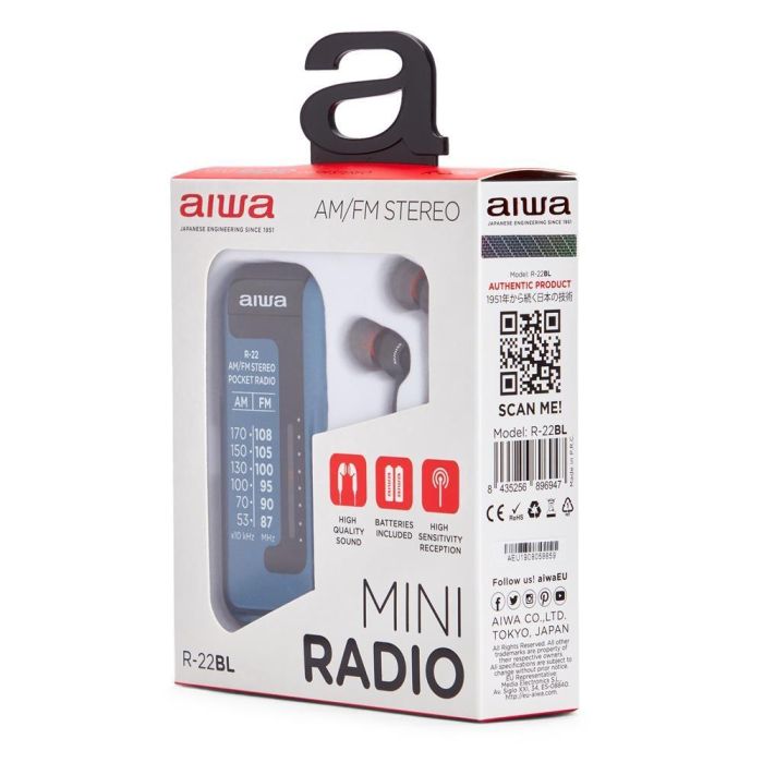 Radio Bolsillo Aiwa Mini Pocket Radio 6 Radio Bolsillo Aiwa Mini Pocket Radio 6