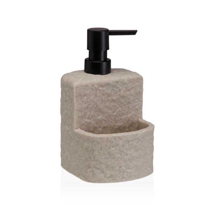 Dispensador de Jabón Versa Viti Beige Resina Cerámica 10,2 X 17,5 X 11,5 CM 0 Dispensador de Jabón Versa Viti Beige Resina Cerámica 10,2 X 17,5 X 11,5 CM 0