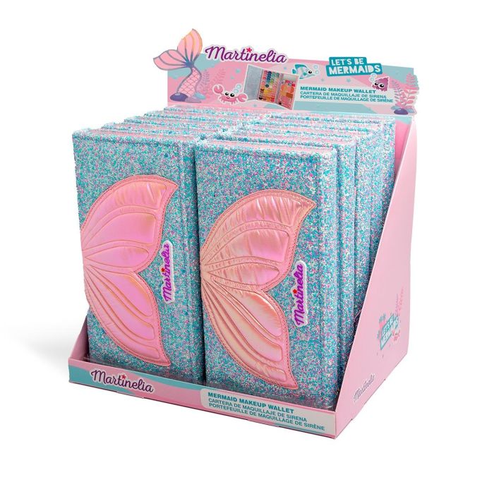 Martinelia 85440 Cartera Maquillaje Mermaid Dreams Let's Be Mermaids 52 Sombras, 8 Lip Glosses, 6 Rubores/Bronceadores, 4 Aplicadores, 2 Brochas 3
