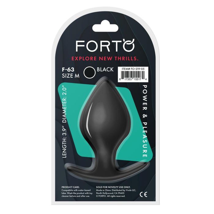 Plug Anal Forto Negro 2 Plug Anal Forto Negro 2