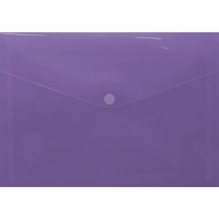 Sobre Portadocumentos con Velcro A4 Morado Polipropileno Ingraf 332735 1