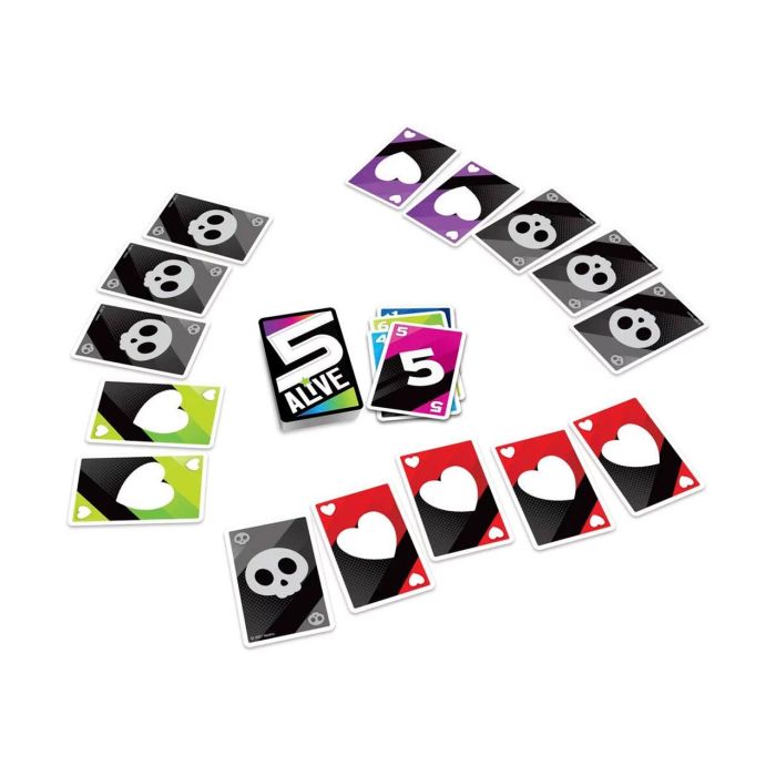 Hasbro Games Five Alive F4205 Juego de Cartas Familiar, Rápido y Divertido, Ideal para Fiestas y Viajes, Instrucciones en Italiano 1