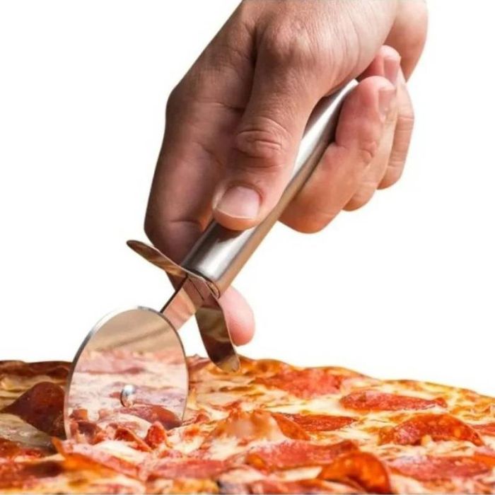 Quttin Cortapizza Acero Inoxidable Plateado 9 cm (12 Unidades)