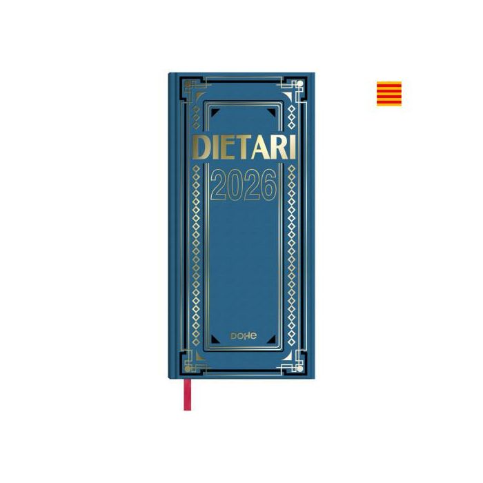 Dohe Dietario Dos Tercios 14.5x31 cm Dp Cartón Geltex C-Surtidos 2026 Catalán 1