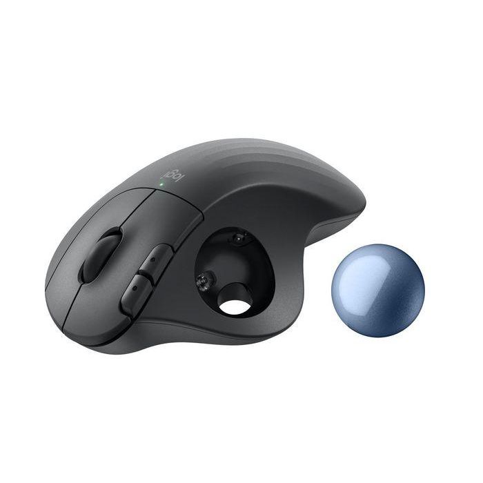 Logitech Ratón Trackball Ergo M575 Inalámbrico Ergonómico para Mano Derecha, Conexión Bluetooth y Logi Bolt 2