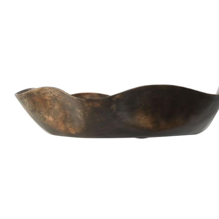 Centro de Mesa DKD Home Decor Bronce Dorado Aluminio 47 x 47 x 7 cm 2