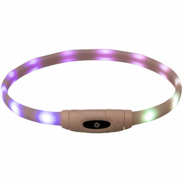 Collar LED para Mascotas Trixie Multicolor Silicona Plástico 7