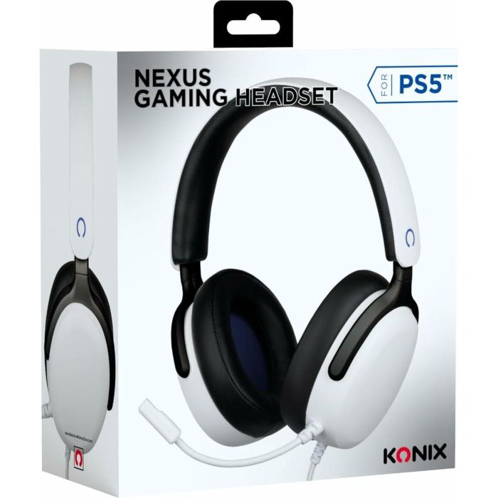Auriculares con Micrófono KONIX Blanco 2 Auriculares con Micrófono KONIX Blanco 2