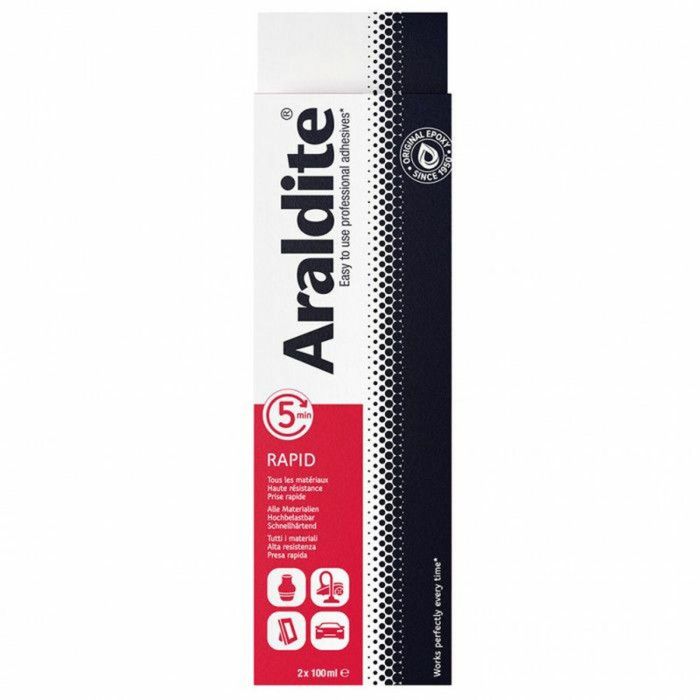 Cyanolit AUC7610594000060 Adhesivo Epoxi Bicomponente Araldite Rojo Raprid 2 x 100 ml Fraguado Rápido Alta Resistencia Multimaterial 0 Cyanolit AUC7610594000060 Adhesivo Epoxi Bicomponente Araldite Rojo Raprid 2 x 100 ml Fraguado Rápido Alta Resistencia Multimaterial 0