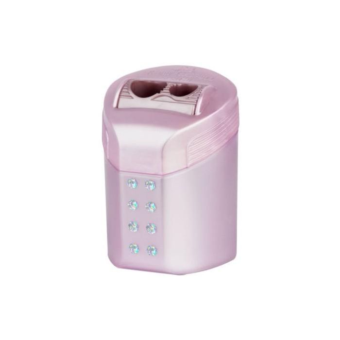 Faber Castell Sacapuntas Doble Roll On Sparkle, Doble Uso, Recargable, Cuchillas Alta Calidad, Lápices Estándar y Jumbo 3 Faber Castell Sacapuntas Doble Roll On Sparkle, Doble Uso, Recargable, Cuchillas Alta Calidad, Lápices Estándar y Jumbo 3