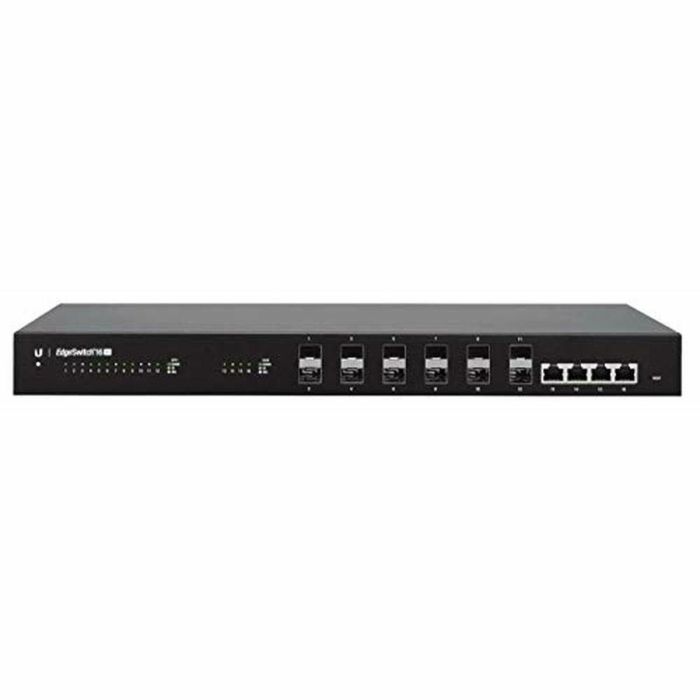 Ubiquiti ES-16-XG Switch Gestionado 10G Ethernet 16 Puertos (4 RJ-45) Montaje en Rack 1U Negro