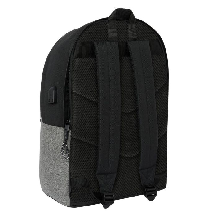 Mochila para Portátil Eckō Unltd. Rhino Negro Gris 31 x 44 x 18 cm 1