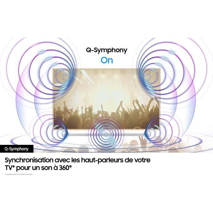 Barra de sonido 3.1.2ch - SAMSUNG - HW-S811D - Inalámbrica Atmos - Ultrafina - Wifi - Bluetooth - Control por voz - Q-Symphony 3.0 - 4 Barra de sonido 3.1.2ch - SAMSUNG - HW-S811D - Inalámbrica Atmos - Ultrafina - Wifi - Bluetooth - Control por voz - Q-Symphony 3.0 - 4