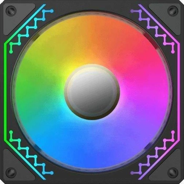 XIGMATEK - Starz Pro (Negro) (Paquete de 3) - Ventiladores A-RGB de 3x120 mm para caja de PC 1