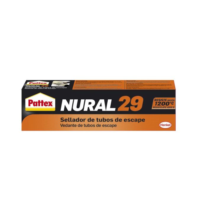Pattex Nural 29 Masilla adhesiva 150g para tubos de escape, resiste hasta 1000°C 0 Pattex Nural 29 Masilla adhesiva 150g para tubos de escape, resiste hasta 1000°C 0