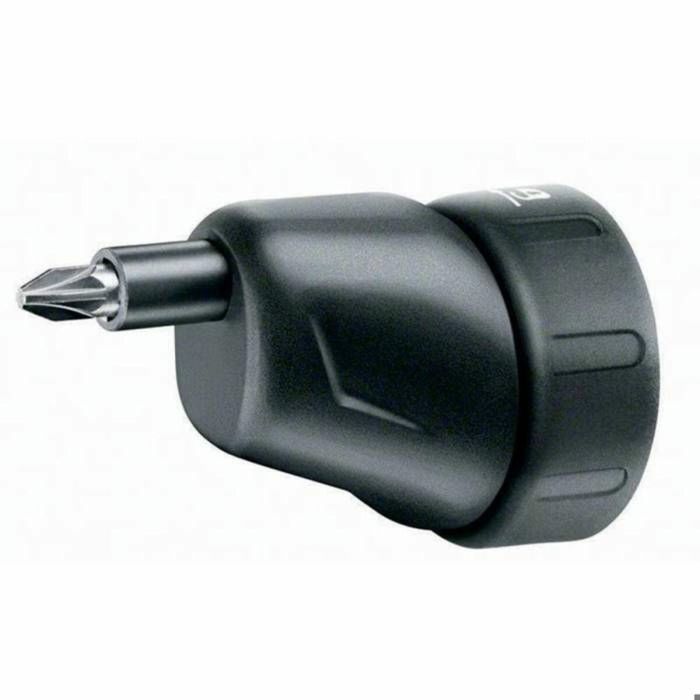 Bosch Adaptador IXO Mandril Excéntrico con Caja de Engranajes Cónicos para Destornillador y Trabajos en Espacios Reducidos Bosch Adaptador IXO Mandril Excéntrico con Caja de Engranajes Cónicos para Destornillador y Trabajos en Espacios Reducidos