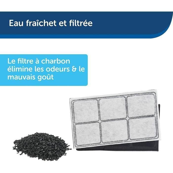 DRINKWELL 3 filtros de carbón de repuesto para fuentes para perros Mini, Original, Platinum y Large - Para gatos y perros 2 DRINKWELL 3 filtros de carbón de repuesto para fuentes para perros Mini, Original, Platinum y Large - Para gatos y perros 2