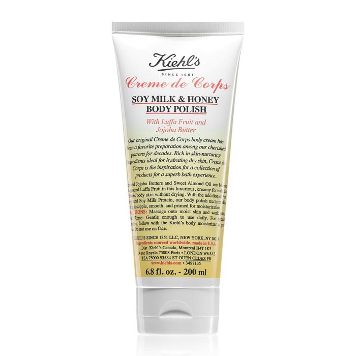 Kiehl Soy Milk & Honey Crema Corporal Exfoliante para Mujer 200 ml