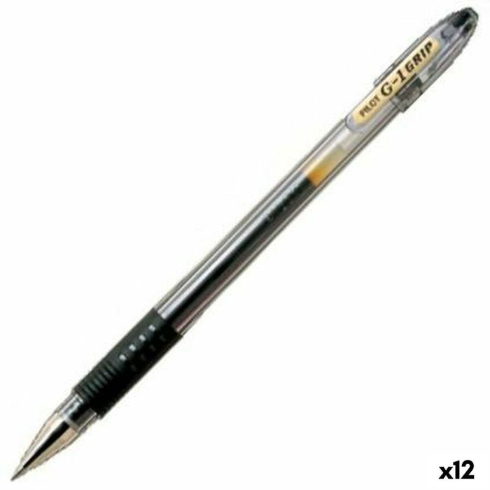 Bolígrafo Roller Pilot G-1 Negro 0,32 mm (12 Unidades) Bolígrafo Roller Pilot G-1 Negro 0,32 mm (12 Unidades)