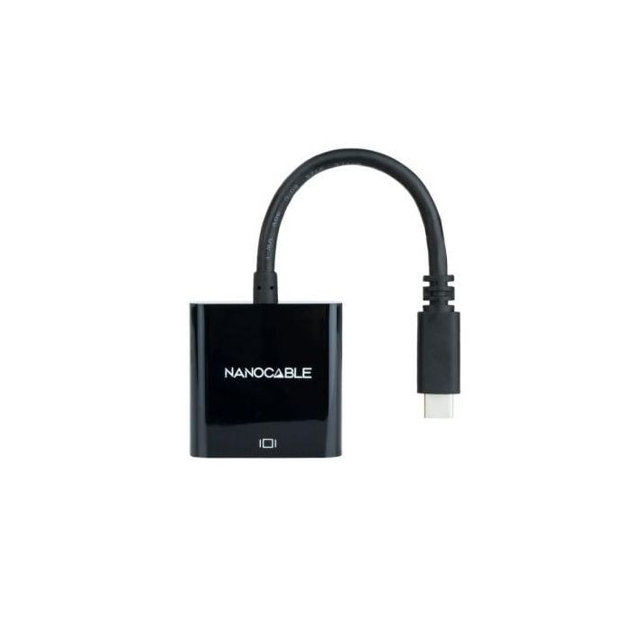 Adaptador USB-C a HDMI NANOCABLE 10.16.4102-BK Negro 4K Ultra HD (1 unidad) 1 Adaptador USB-C a HDMI NANOCABLE 10.16.4102-BK Negro 4K Ultra HD (1 unidad) 1