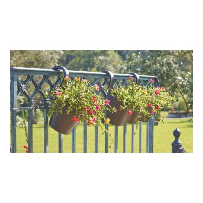 Artevasi Maceta Balcón Capri Individ Gris Antracita 30.5 x 54 x H 28 cm 11 L Artevasi Maceta Balcón Capri Individ Gris Antracita 30.5 x 54 x H 28 cm 11 L