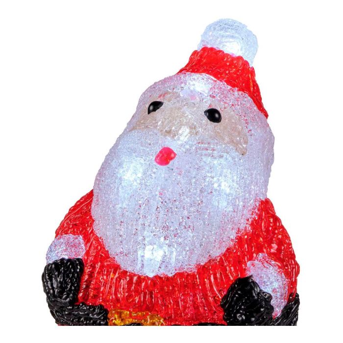 Lumineo Figura acrílica LED para interior 13x10x16cm, 16 LEDs, modelos surtidos (reno, santa, muñeco de nieve, oso) 2