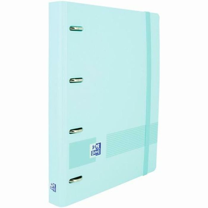 Carpeta de anillas Oxford EuropeanBinder Azul Pastel A4+ (4 Unidades) 1 Carpeta de anillas Oxford EuropeanBinder Azul Pastel A4+ (4 Unidades) 1