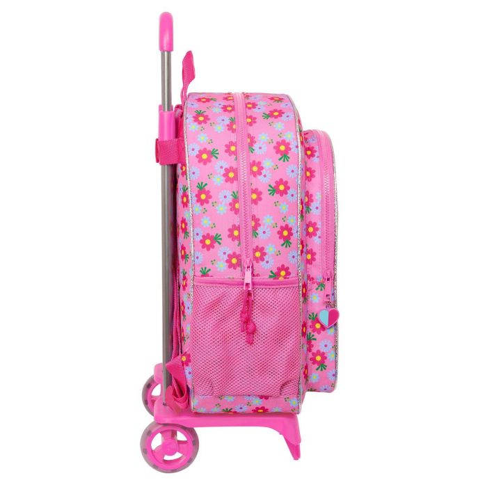 Mochila Escolar con Ruedas Trolls Rosa 33 x 42 x 14 cm 1 Mochila Escolar con Ruedas Trolls Rosa 33 x 42 x 14 cm 1