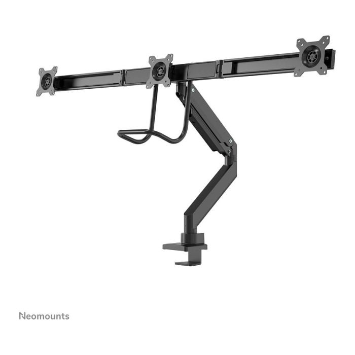 Neomounts NM-D775DX3BLACK Brazo para 3 Monitores de 17" a 27" con Resorte de Gas, Montaje de Escritorio, Negro 14