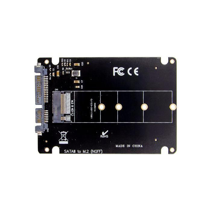 MicroConnect Adaptador SSD SATA a M.2 B 2.5 pulgadas, soporta 2230, 2242, 2260, 2280 para PC y portátil 2 MicroConnect Adaptador SSD SATA a M.2 B 2.5 pulgadas, soporta 2230, 2242, 2260, 2280 para PC y portátil 2