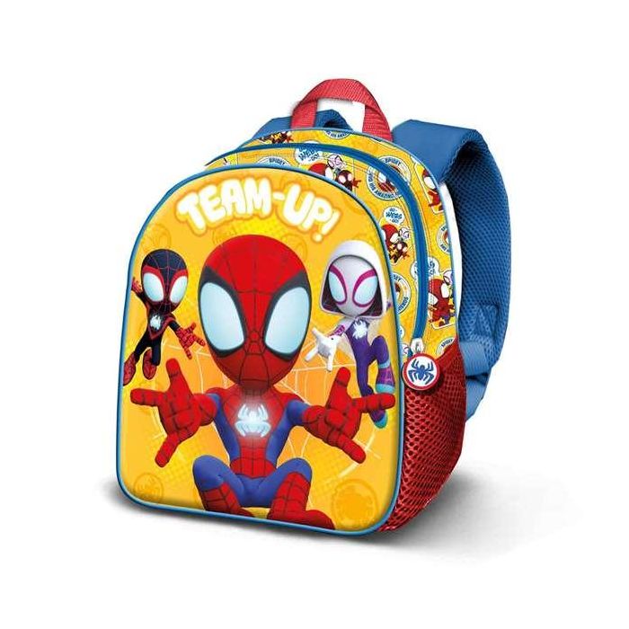 Karactermania Mochila 3D Elite Spiderman Team-up 26 x11 x31 cm Poliéster/EVA Amarillo 0 Karactermania Mochila 3D Elite Spiderman Team-up 26 x11 x31 cm Poliéster/EVA Amarillo 0