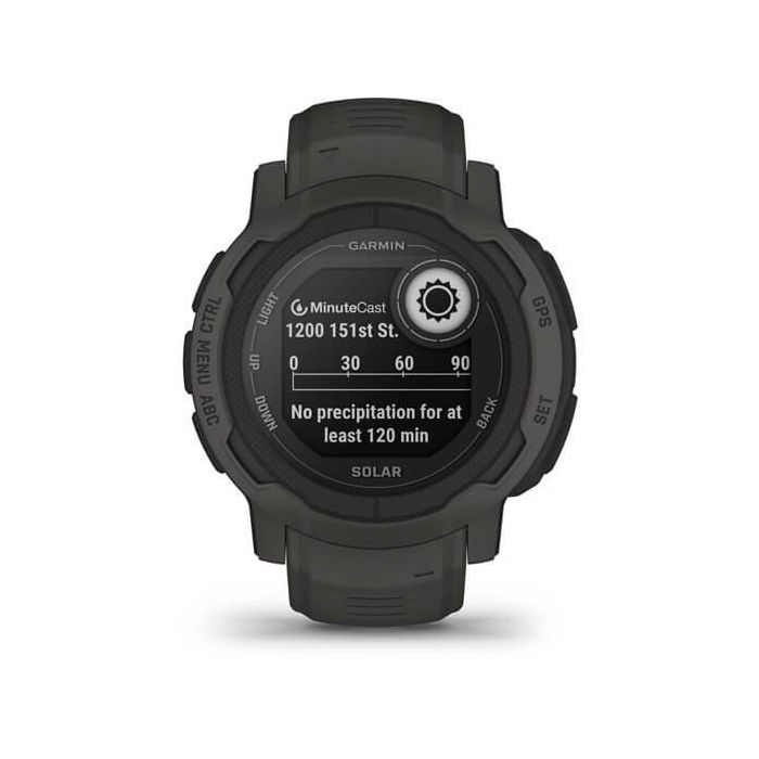Garmin Instinct 2 Solar 45mm negro Smartwatch Deportivo con GPS, Pulsómetro, Oxígeno en Sangre y Batería de Larga Duración 9 Garmin Instinct 2 Solar 45mm negro Smartwatch Deportivo con GPS, Pulsómetro, Oxígeno en Sangre y Batería de Larga Duración 9