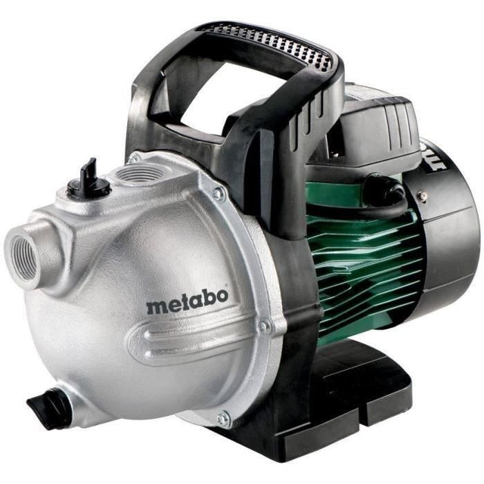 Metabo P 4000 G Bomba de Jardín 1100 W para Regar, Bombear y Drenar Agua Limpia