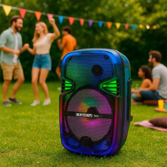 Altavoz con Micrófono Karaoke Bontempi Plástico 25 x 39 x 21 cm (2 Unidades) 5 Altavoz con Micrófono Karaoke Bontempi Plástico 25 x 39 x 21 cm (2 Unidades) 5