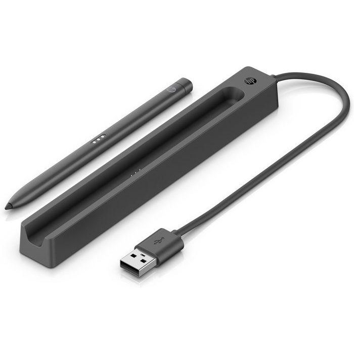 HP Cargador USB con Cable para Lápiz Óptico Recargable HP Slim, Carga Rápida y Fácil con Alineación Automática de Pogo-Pins 1