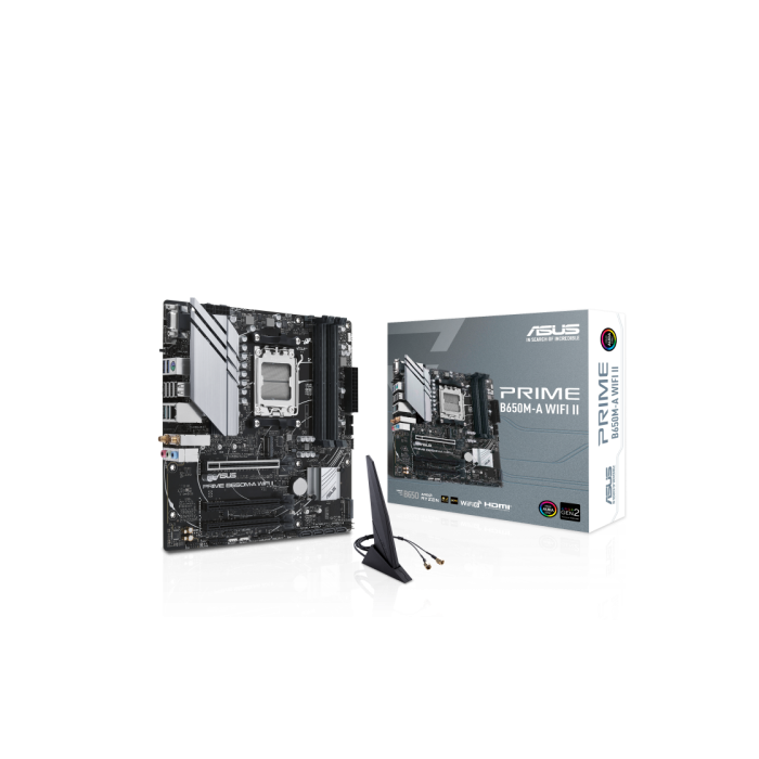 Asus 90MB1EG0-M0EAY0 Placa Base Prime B650M-A WiFi II Socket AM5 Ryzen 7000 Micro ATX WiFi 6 2.5G Ethernet PCIe 5.0 M.2 5 Asus 90MB1EG0-M0EAY0 Placa Base Prime B650M-A WiFi II Socket AM5 Ryzen 7000 Micro ATX WiFi 6 2.5G Ethernet PCIe 5.0 M.2 5
