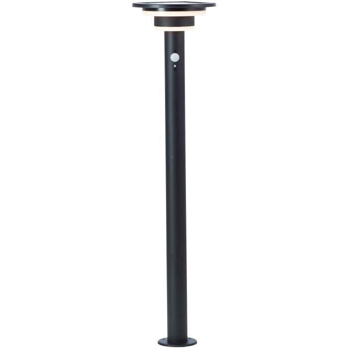 Poste de exterior - BRILLIANT - GARVINA - LED y solar - Detector de movimiento - Acero inoxidable y plástico - 4 W - Negro 3 Poste de exterior - BRILLIANT - GARVINA - LED y solar - Detector de movimiento - Acero inoxidable y plástico - 4 W - Negro 3