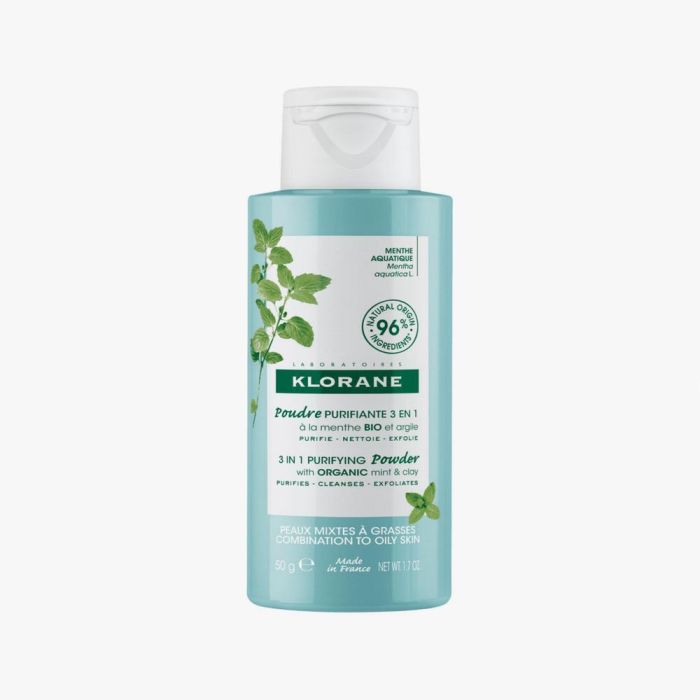 Klorane Polvo purificante con menta bio 50g