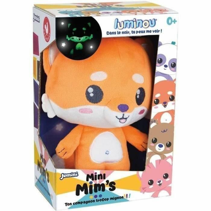 Peluche luminoso natural - JEMINI - Luminou fox mini mim's - Funciona sin pilas - +/- 15 cm 2 Peluche luminoso natural - JEMINI - Luminou fox mini mim's - Funciona sin pilas - +/- 15 cm 2
