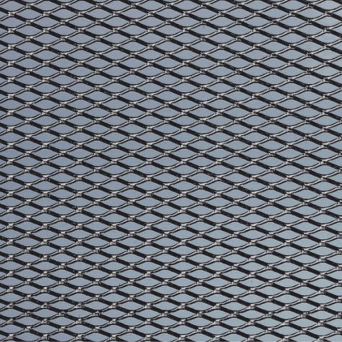 Foliatec FO34725 Rejilla de Aluminio Anodizado Malla Media Negra Universal 2 Piezas 20 x 60 cm para Parrilla Auto / Tuning
