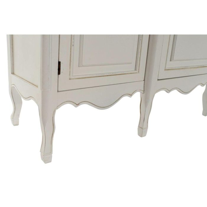 Buffet Tradicional DKD Home Decor Blanco Marron Oscuro 45 x 90 x 140 cm 3