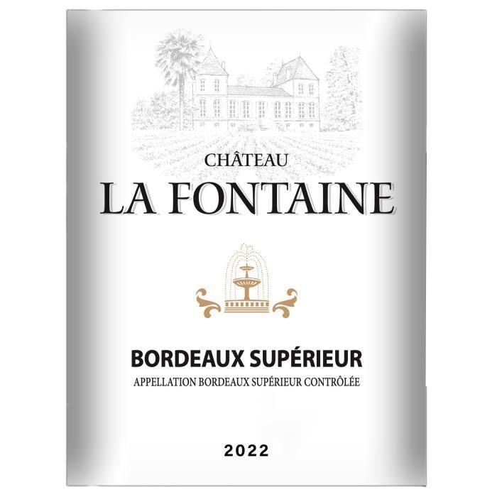 Château La Fontaine 2022 Bordeaux Supérieur - Vino tinto de Burdeos - Ecológico 1