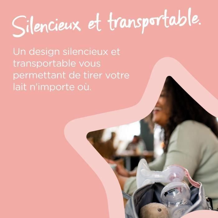 Tommee Tippee, Bombado de leche eléctrico hecho para mí, recargable por USB, silencioso y transportable, incluida la botella incluida 4 Tommee Tippee, Bombado de leche eléctrico hecho para mí, recargable por USB, silencioso y transportable, incluida la botella incluida 4