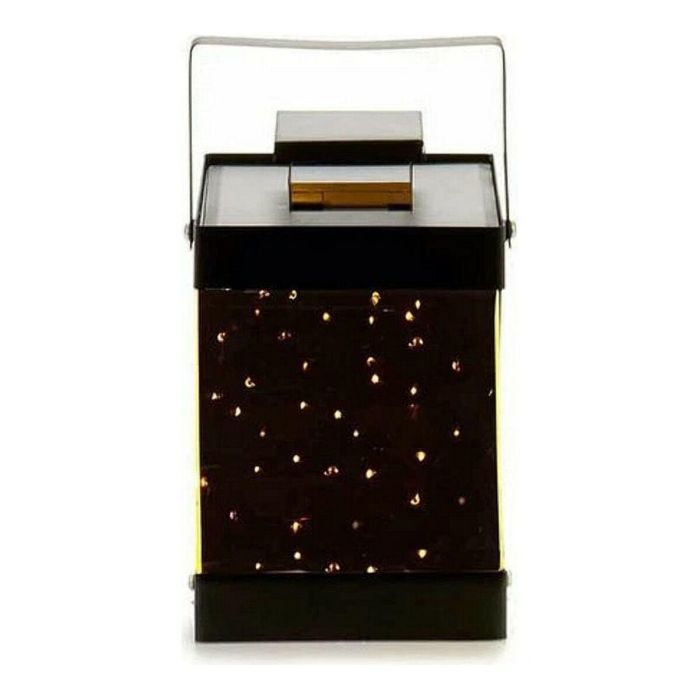 Farol LED Negro Espejo 12,5 x 18,5 x 12,5 cm 1