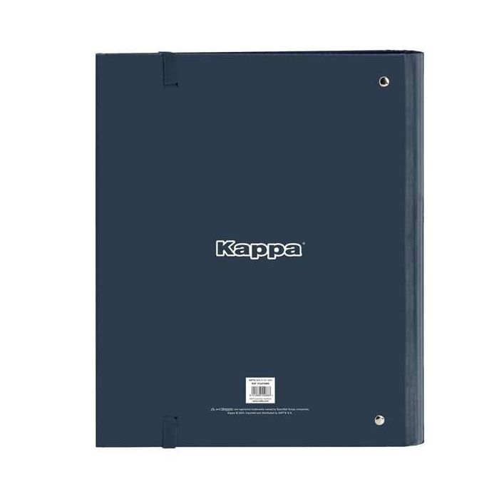 Carpeta de anillas Kappa Dark navy Azul marino 27 x 32 x 3.5 cm 1 Carpeta de anillas Kappa Dark navy Azul marino 27 x 32 x 3.5 cm 1