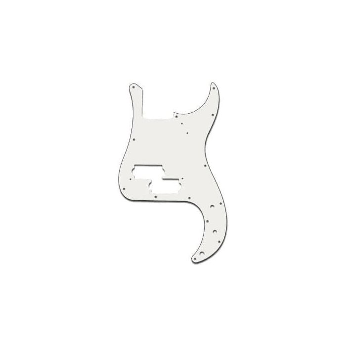 YELLOWPTS Golpeador para Bajo Eléctrico P-Bass Blanco