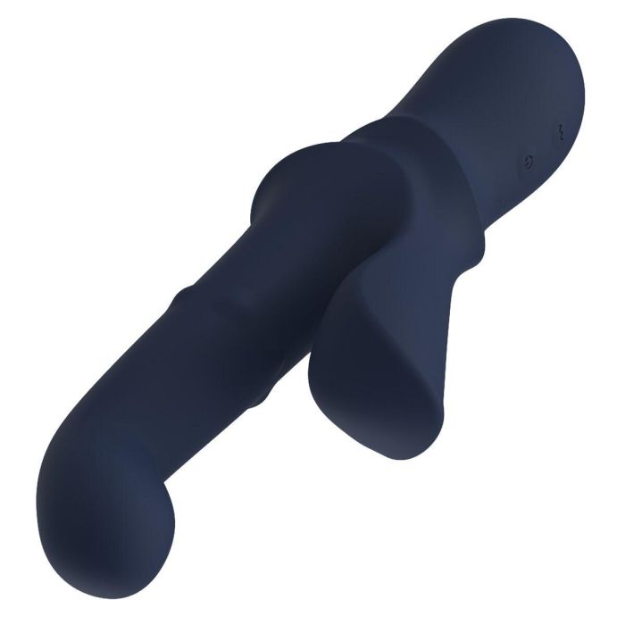 Vibrador Doble Estimulación Dream Toys Goddess Collection Azul 6 Vibrador Doble Estimulación Dream Toys Goddess Collection Azul 6