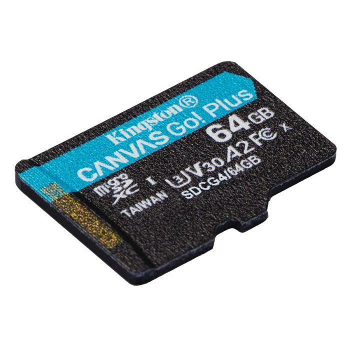 Tarjeta de Memoria Micro SD con Adaptador Kingston SDCG4/64GB 64 GB 2 Tarjeta de Memoria Micro SD con Adaptador Kingston SDCG4/64GB 64 GB 2